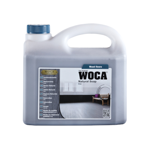 Woca Natural Soap Grey - 2.5 Litre