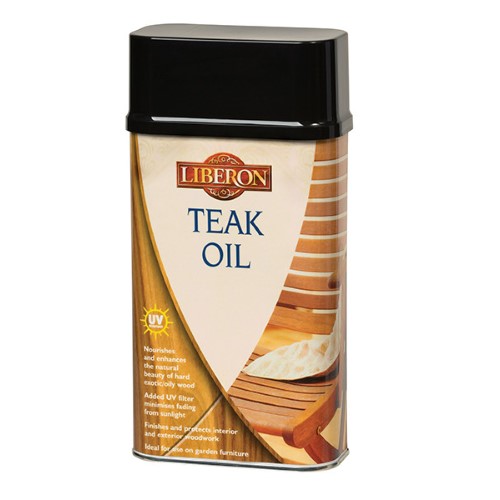 Liberon Teak Oil with UV filter - 1 Litre