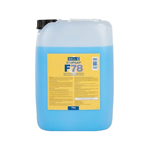F Ball Stopgap F78 One Component Rapid Drying<br />
Waterproof Surface Membrane