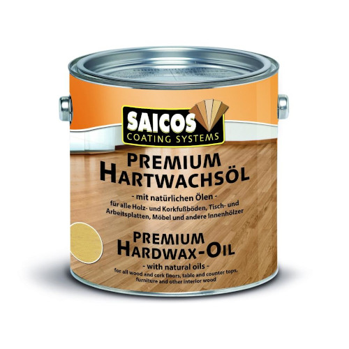 Saicos Premium Hardwax Oil - Black - 0.75 Litre