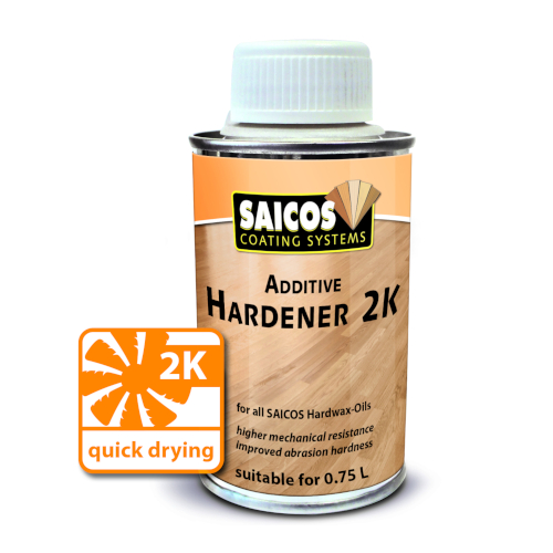 Saicos Additive - Hardener 2k Protection for Hardwax Oil for 2.5 Litre - 0.125 Litre