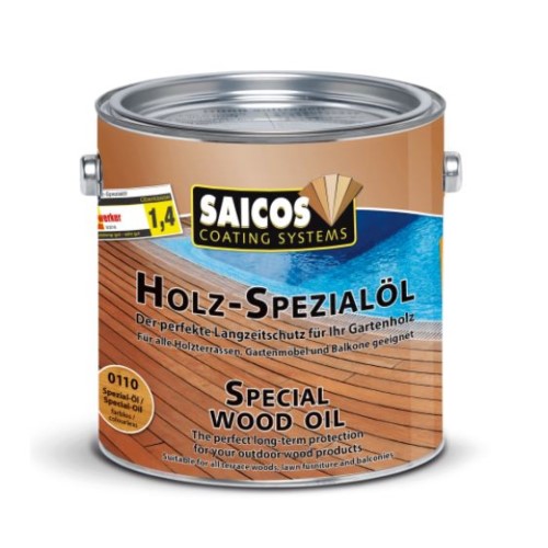 Saicos Special Wood Oil - White Oil (0122) - 2.5 Litre