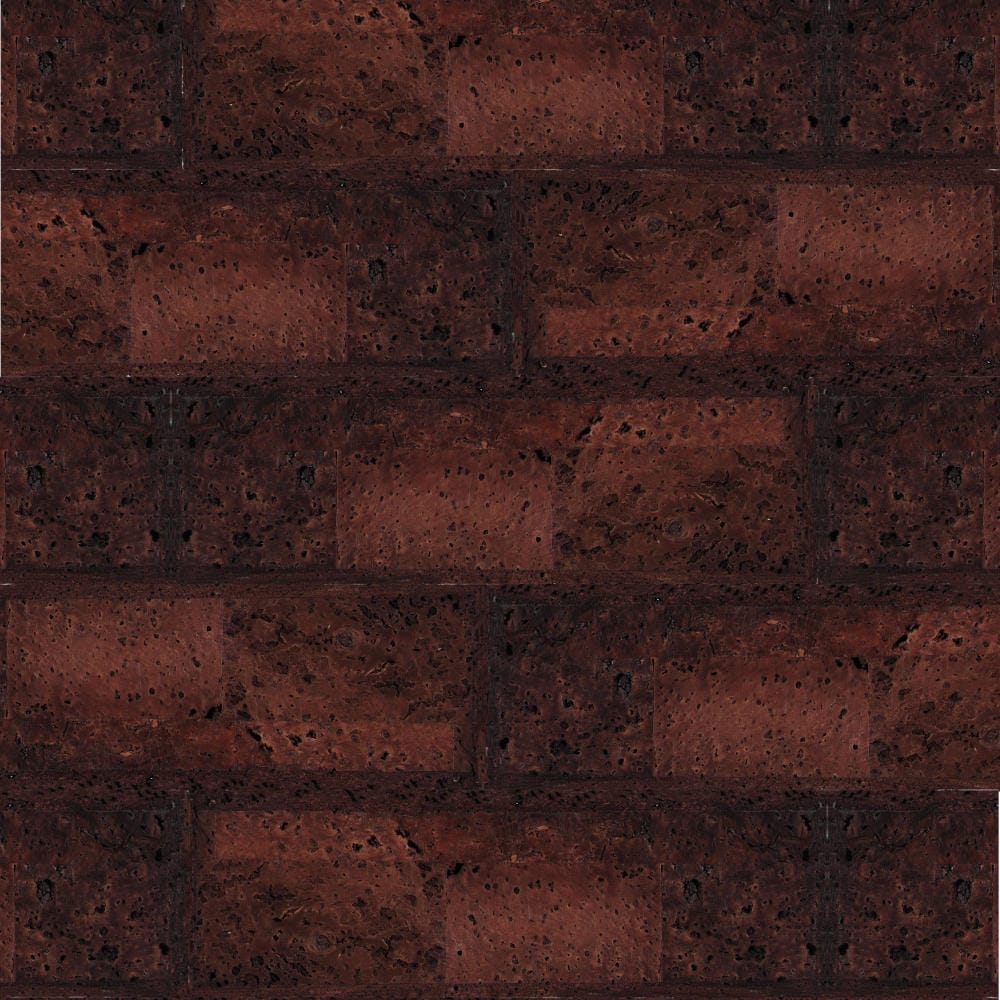 Muratto Bevelled Cork Bricks - Terracotta