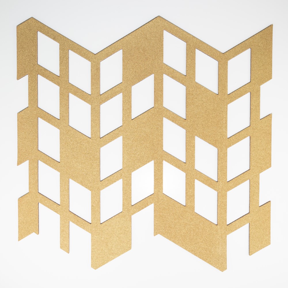 Muratto Pattern Tiles - Perspective - Gold