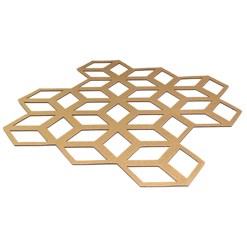 Muratto Pattern Tiles - Cinetic - Gold