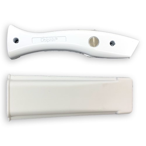 Dolphin Knife with Holster - White
