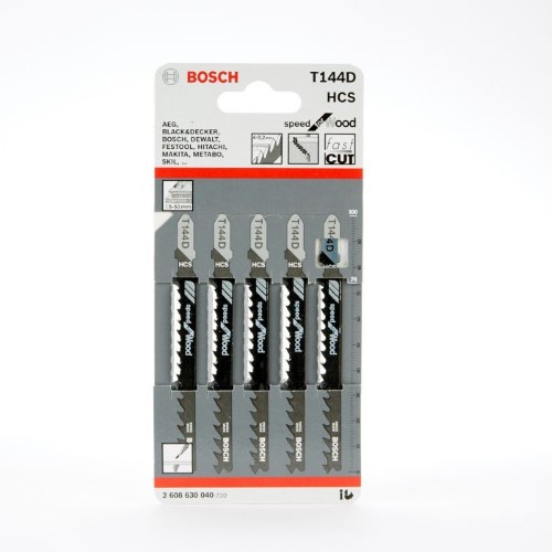 Bosch Rough Cut Jigsaw Blades T144D - Pack of 5