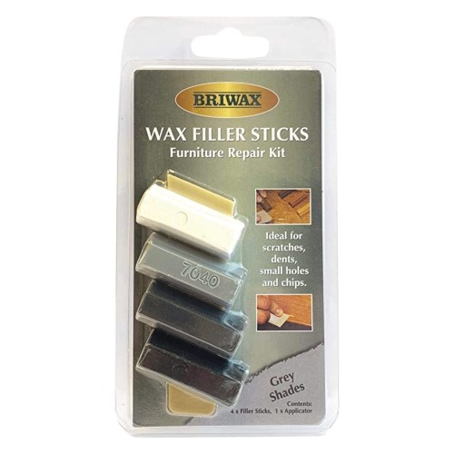 Briwax Wax Filler Stick Set - Grey