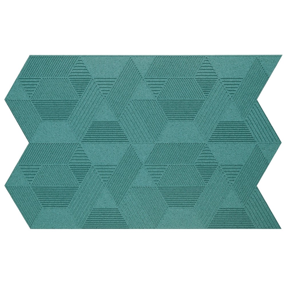 Muratto Organic Blocks - Strips - Geometric  - Turquoise