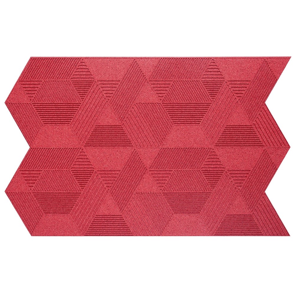 Muratto Organic Blocks - Strips - Geometric  - Red