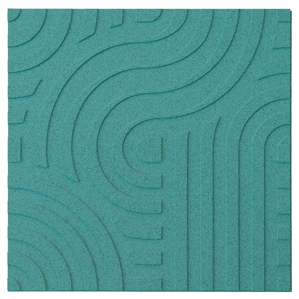 Muratto Organic Blocks - Strips - Wave  - Turquoise