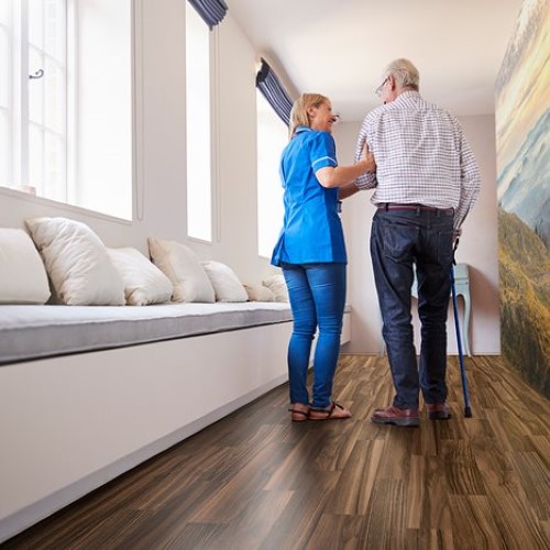 Altro Wood Adhesive Free Safety Flooring