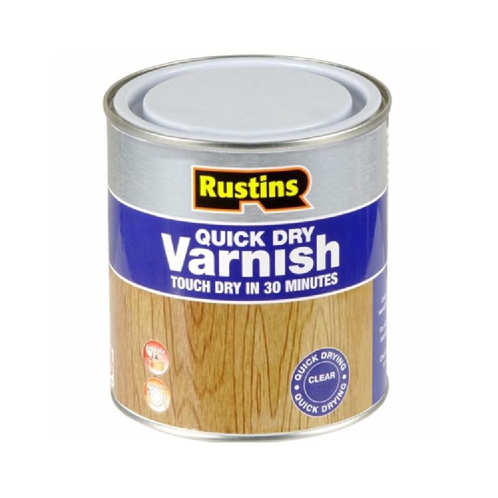 Rustins Quick Dry Varnish - Matt - Clear - 1 Litre