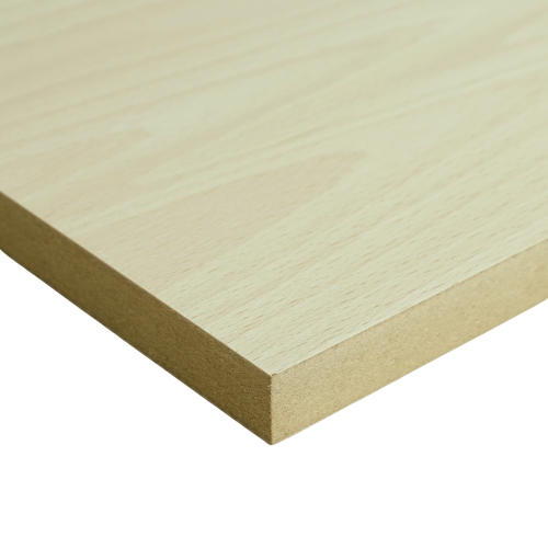 Veneered MDF - Crown Cut<br />
Beech - White
