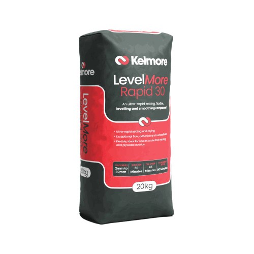 Kelmore LevelMore Rapid 30 Ultra Rapid Setting Smoothing Compound