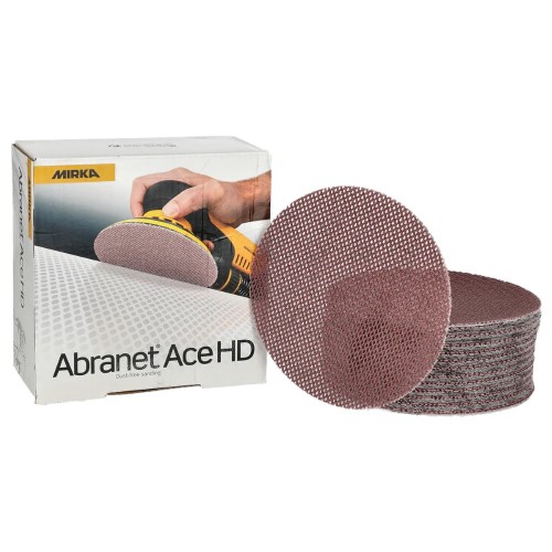 Mirka Abranet Ace HD Abrasive Sanding Discs
125mm Diameter - 60 Grit - Pack of 5