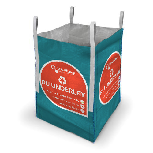 FloorLoop PU Underlay Recycling <br />
Bulk Bag